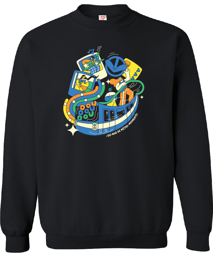 STM - O732U Ouaté col rond unisexe - SE. S16508 (AV)